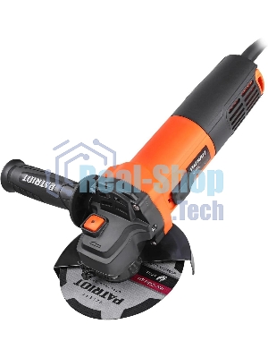 Угловая шлифовальная машина Patriot Optima AG 132L 750Вт 11000об/мин рез.шпин.:M14 d=125мм (110301132)