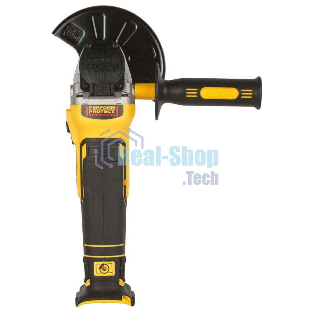 Угловая шлифовальная машина DeWalt DCG405N 18.0 В XR бесщеточная УШМ, 125мм, 9000 об/мин, сдвижной выключатель, без аккумуляторов и з/у, 1.75 к