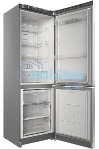 Холодильник Indesit ITS 4180 XB нержавеющая сталь двухкамерный 220/78 л морозилка снизу, No Frost