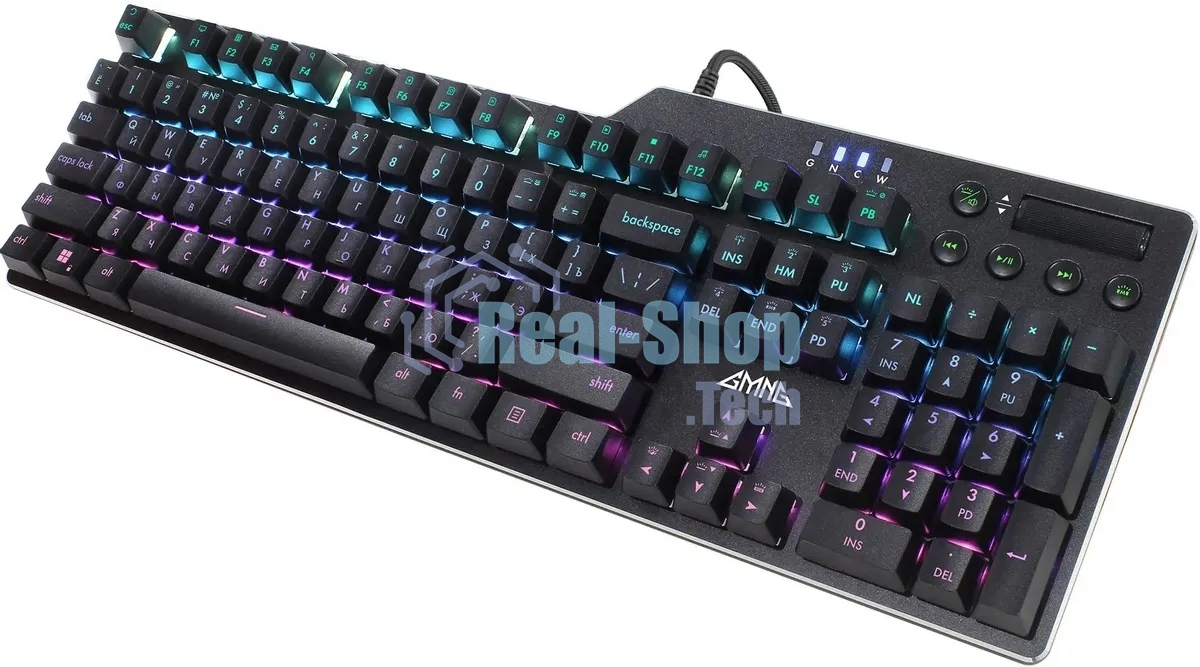 Клавиатура проводная GMNG GG-KB765XP (1901096), USB, черный