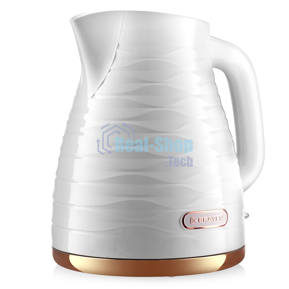 Чайник электрический BRAYER BR1057WH белый, 2200 Вт, 1,7 л