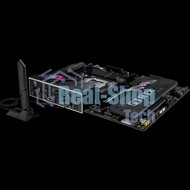 Материнская плата ASUS ROG STRIX B850-E GAMING WIFI, AM5, AMD B850, 4xDDR5, 4xSATA, 5xM.2, 1xPCI-E 5.0 x16, 1xPCI-E 4.0 x16, 1xRealtek 5Gb Ethernet, 1xUSB-C 4, 1xUSB-C 20Gbps, 6xUSB-A 10Gbps, 4xUSB-A 2.0, 3x3.5 мм, 7.1, ATX
