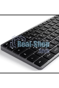 Клавиатура беспроводная Satechi Slim X3 Bluetooth Backlit Keyboard, Bluetooth, Серый космос, ST-BTSX3M-RU