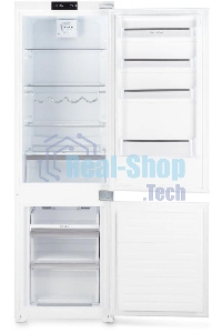 Встраиваемый холодильник Hyundai HBR 1785 2-хкамерн. белый