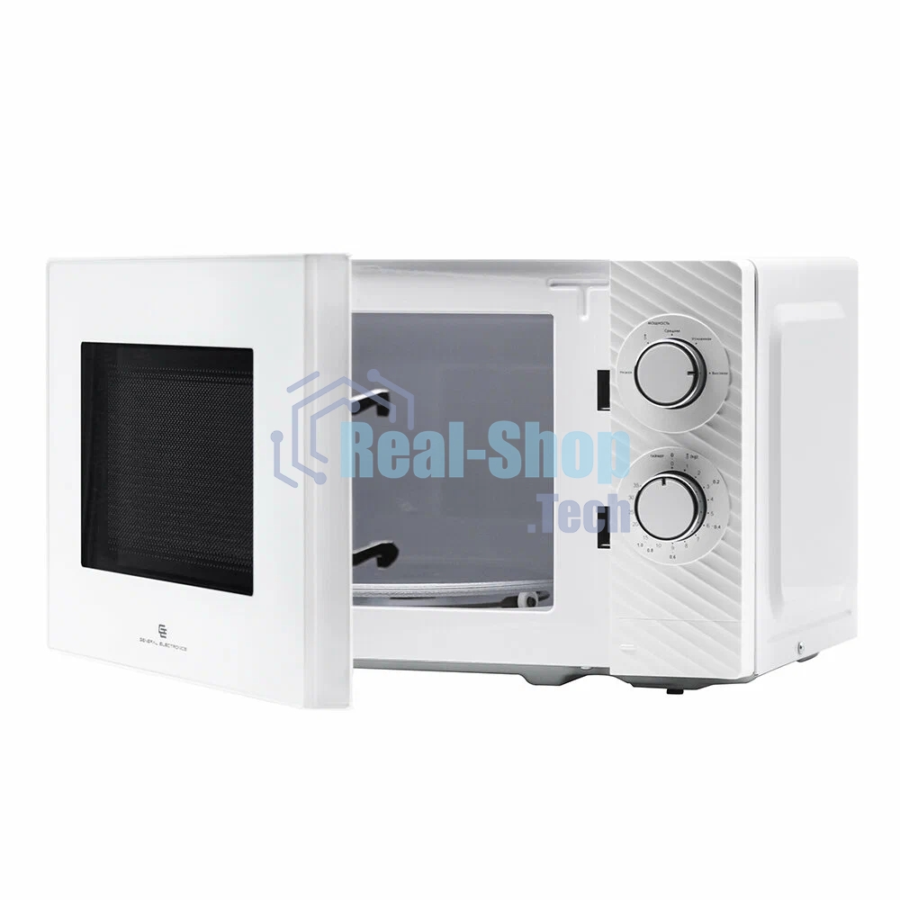 Микроволновая печь General Electronics 20L SOLO белая GE-MS120W 700W