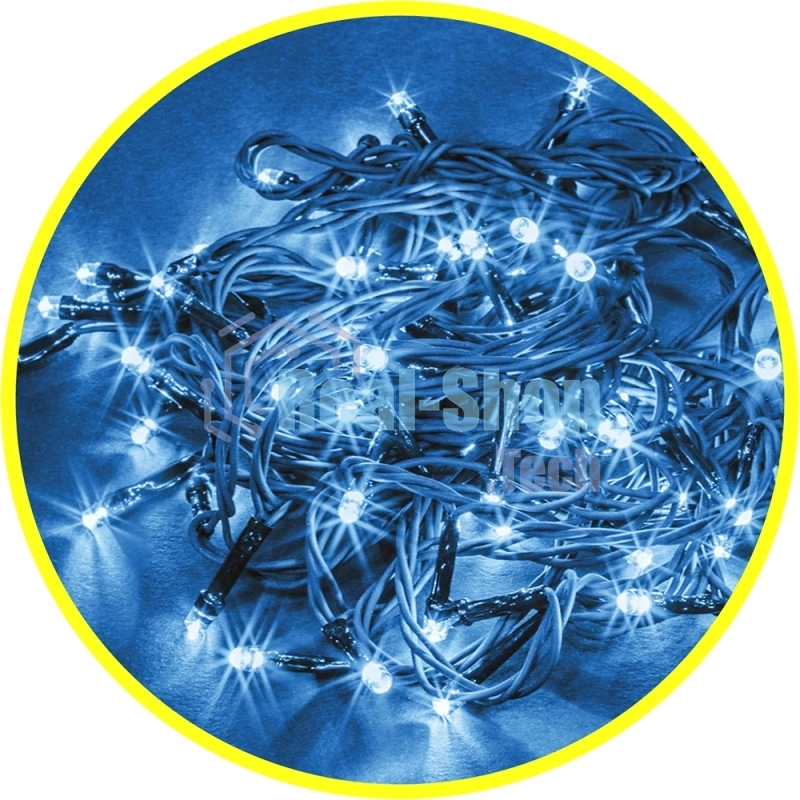 Гирлянда Navigator NGF-S01-100B-10-9.5m-230-C8-BL-IP44