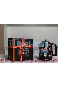 Чайник электрический GARLYN Flower Grace K-400 черный