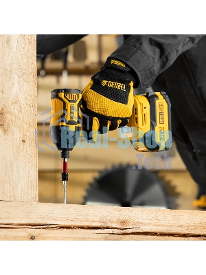 Винтоверт ударный аккумуляторный бесщет. Denzel CIDH-BL-20-270, Li-Ion, 20 В