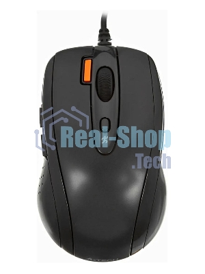 Мышь проводная A4Tech N-70FX черный, 1600 dpi, USB, кнопки - 7