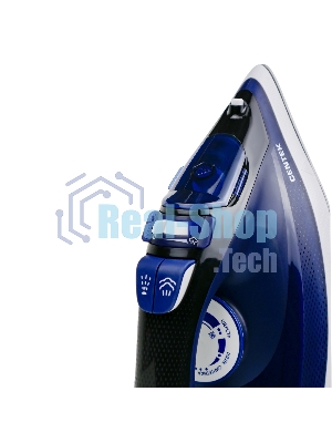 Утюг Centek CT-2308 синий, 2800 Вт, 60 г/мин, 190 г/мин, 300 мл