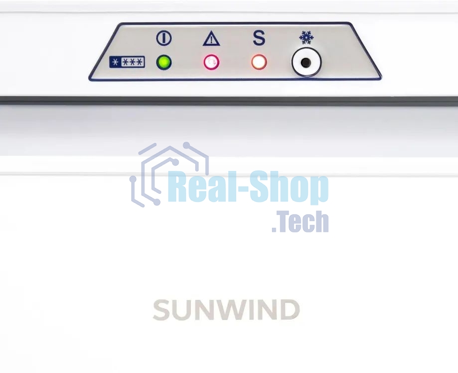 Морозильная камера SunWind SCU256 белый, 208л, 6 ящиков