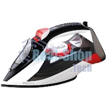 Утюг Kelli KL-1654R черный/белый/красный, 2600 Вт, 30 г/мин, 160 г/мин, 300 мл