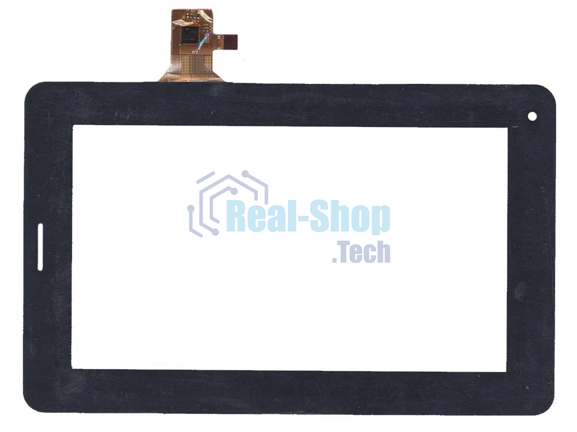 Сенсорное стекло (тачскрин) FM704201TE, черное