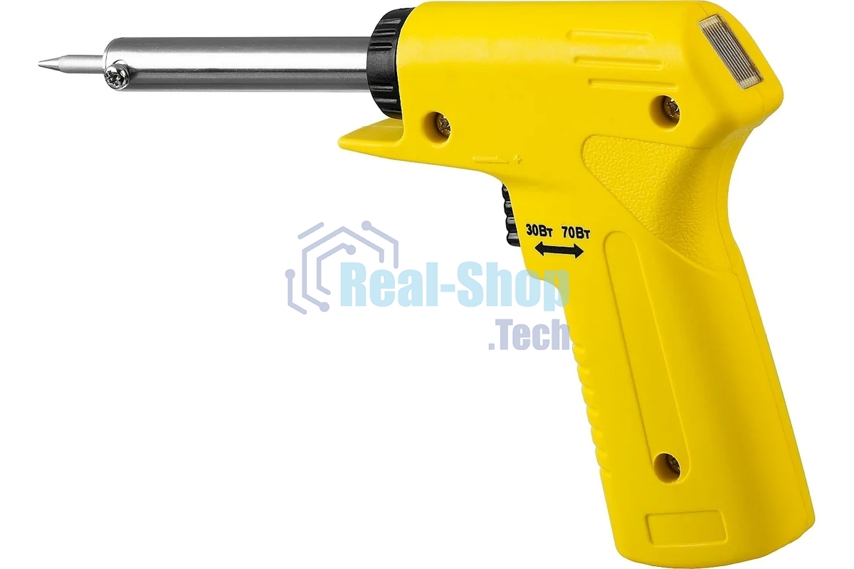 Паяльник STAYER 55307-70 master с пистолетной пластмассовой рукояткой 30 - 70Вт конус