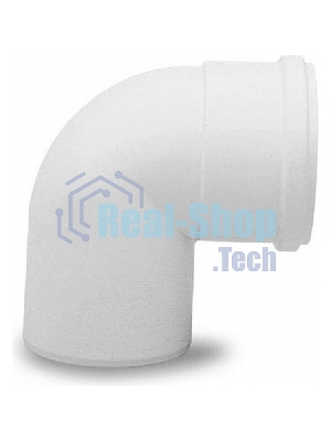 Отвод 87 град. полипропиленовый d 80 мм для конденсационных котлов