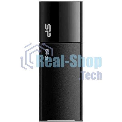 Флешка USB 64Gb, Silicon Power Ultima U05, USB 2.0, черный