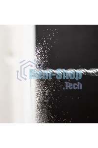 Бур по бетону Denzel двойная спираль, Cobalt W-tip, 20x310 мм, SDS PLUS