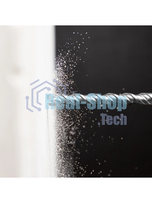 Бур по бетону Denzel двойная спираль, Cobalt W-tip, 20x310 мм, SDS PLUS