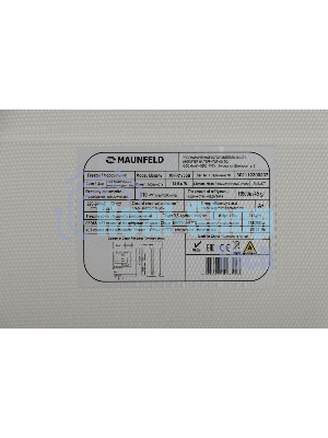 Морозильная камера Maunfeld MFFR170SB, черный, 206л, 4 ящика, 2 полки