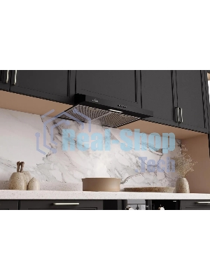 Вытяжка подвесная Elikor Eco ONE 50 BK чёрный, 50 см, 400 м³/ч, 51 дБ