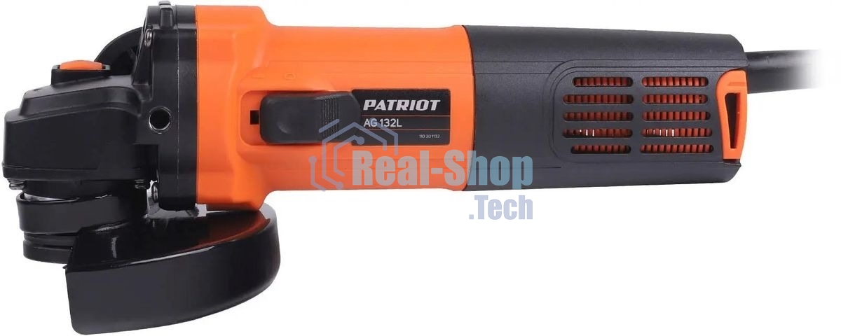 Угловая шлифовальная машина Patriot Optima AG 132L 750Вт 11000об/мин рез.шпин.:M14 d=125мм (110301132)