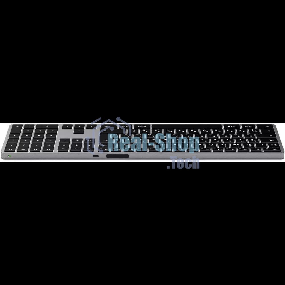 Клавиатура беспроводная Satechi Slim X3 Bluetooth Backlit Keyboard, Bluetooth, Серый космос, ST-BTSX3M-RU