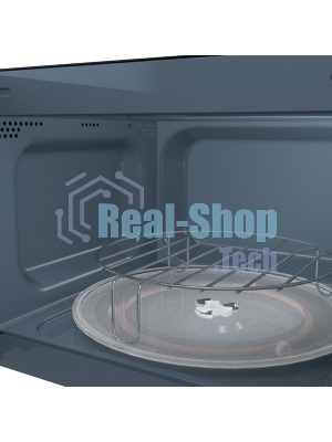 Микроволновая печь Gorenje MO20A4XH нержавеющая сталь/черный, 20 л, 800 Вт, переключатели - кнопки/поворотный механизм