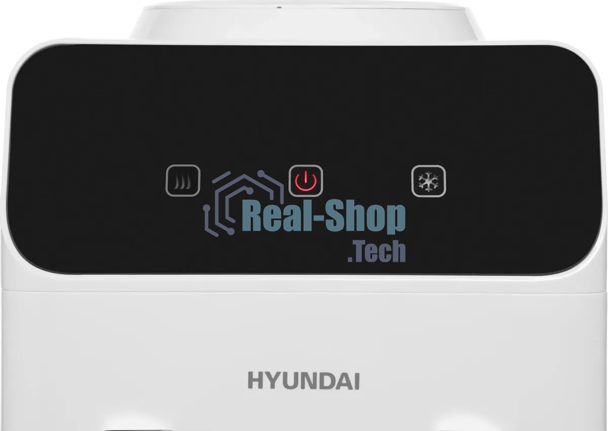 Кулер для воды Hyundai H-WD4231E, верхняя загрузка, нагрев 95 °С, охлаждение 10 °С, белый