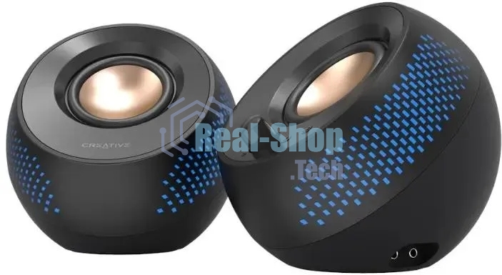 Колонка Creative Pebble X 2.0 черный 30 Вт BT портативная