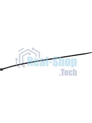 Нейлоновые стяжки Fortisflex КСС 3х200 мм черный 100 штук