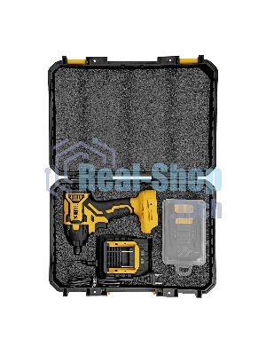 Винтоверт ударный аккумуляторный бесщет. Denzel CIDH-BL-20-270, Li-Ion, 20 В