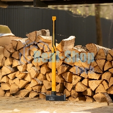 Колун-кувалда Denzel 4000 г, кованая, фибергласовая рукоятка c TPR покрытием, 880 мм