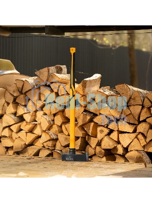 Колун-кувалда Denzel 4000 г, кованая, фибергласовая рукоятка c TPR покрытием, 880 мм