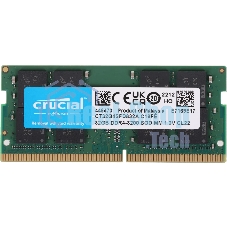 Оперативная память Crucial, DDR4, 32Gb (1x32 Gb), 3200 MHz, CL22, SO-DIMM, OEM