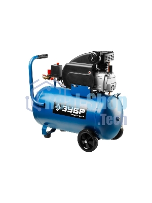 Компрессор поршневой Зубр ЗКПМ-240-50-1.5 воздушный масл. прямой привод 240л/мин 50л 8атм 1500Вт