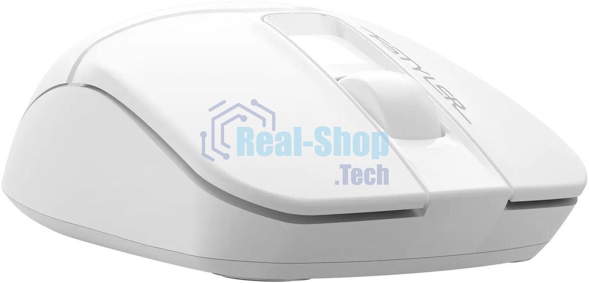 Мышь беспроводная A4Tech Fstyler FG12S белый, 1200 dpi, радиоканал, USB, кнопки - 3
