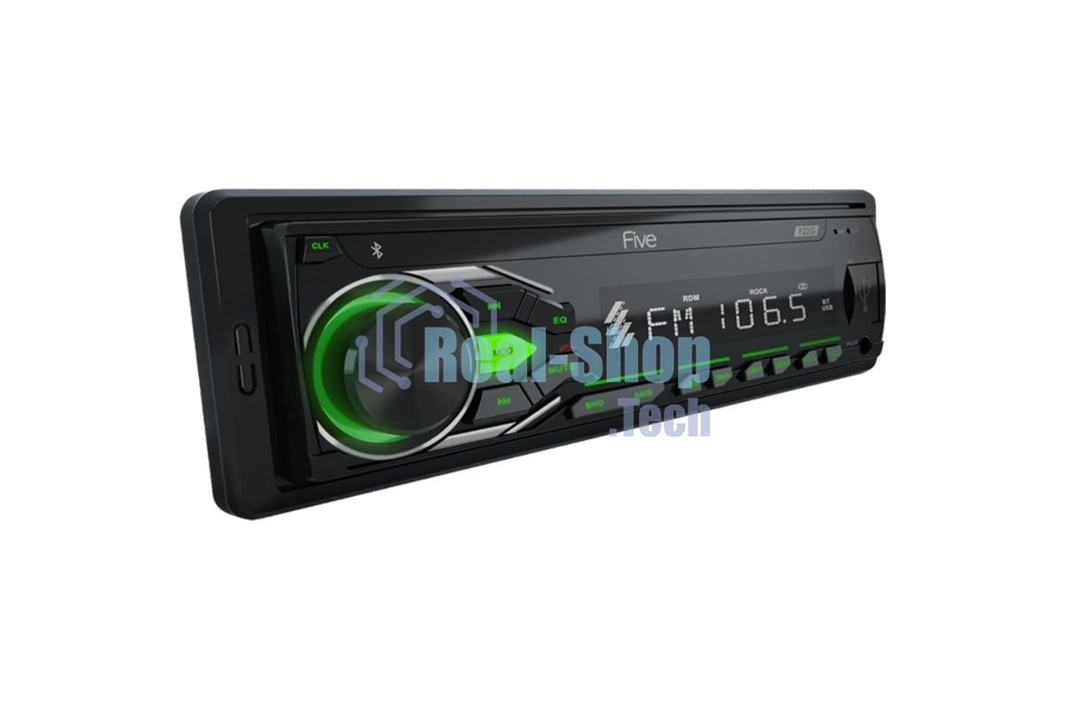 Автомагнитола FIVE F-22G, 1 DIN, Bluetooth, USB Type-A, AUX