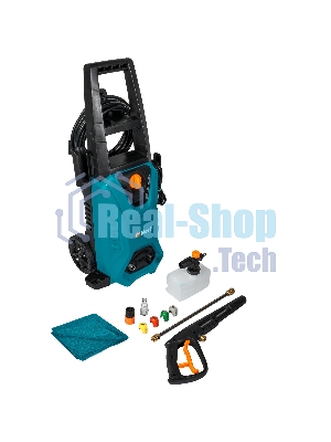 Мойка высокого давления Bort BHR-2300-PRO 93416299 2300 Вт, максимальное давление 170 бар, рабочее давление 130 бар, 8 л/мин, 7.4 кг, набор акссесуаров 10 шт