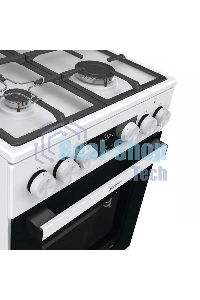 Плита комбинированная Gorenje GK5C42WF-B белый, конфорок 4 газовых, духовка 70 л, 50 см x 85 см x 59.4 см
