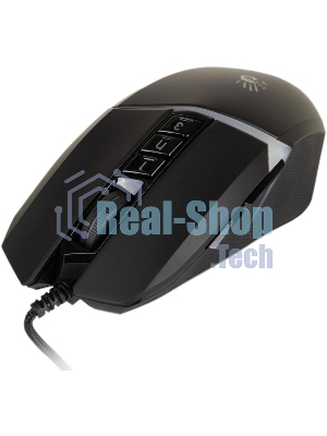 Мышь проводная A4Tech Bloody W60 Max черный, 10000 dpi, USB, кнопки - 10