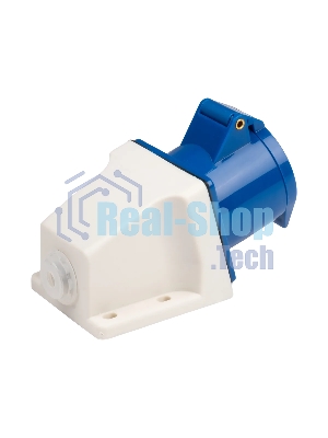 Розетка стационарная для наружной установки PPC 123 2Р+РЕ 32А 220В IP44 Jazzway