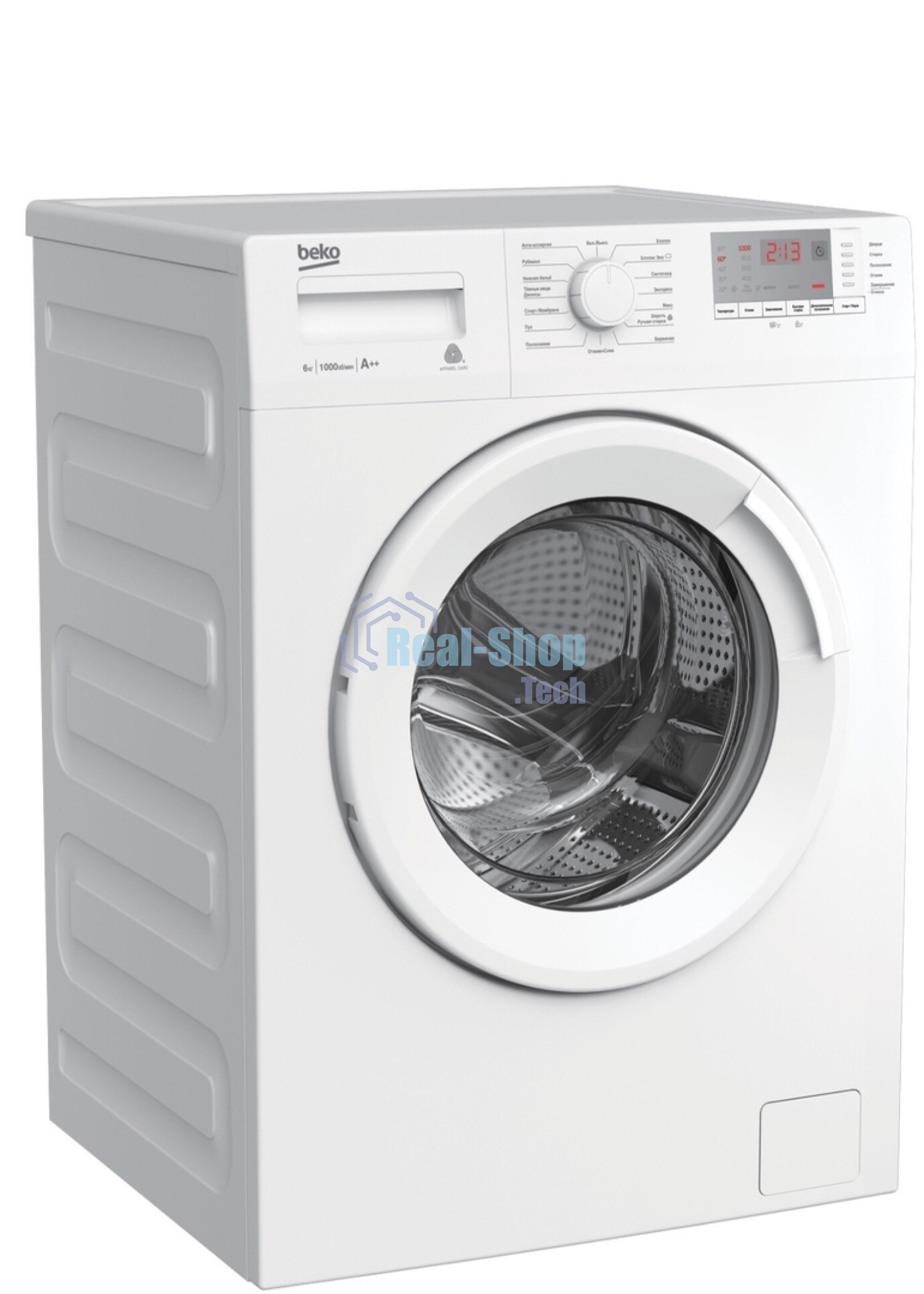 Стиральная машина Beko WRE6512BWW белый, загрузка фронтальная 6 кг, 1000 об/мин., класс: А