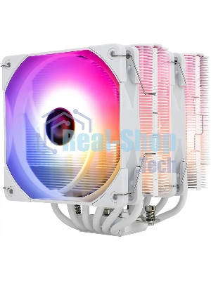 Устройство охлаждения(кулер) Thermalright Peerless Assassin 120 White ARGb Soc-AM5/AM4/1151/1200/2066/2011/1700 белый 4-pin 25.6dB Al+Cu 750gr Ret (PA120-WH-ARGb)
