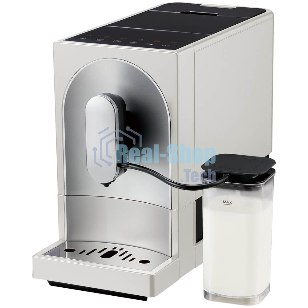 Кофемашина автоматическая Maunfeld MF-A8021CWH белый, исп. кофе - зерновой, 1.1 л, 1470 Вт, 19 бар