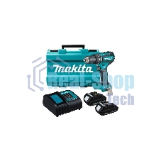 Аккумуляторная дрель-шуруповерт Makita DHP485SYE б\щет, 18В, 2х1.5 А·чLi-ion, БЗП-13мм,0-500\1900об\м, 50\25Нм