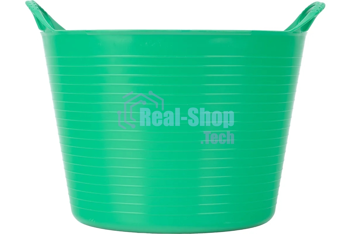 Ведро Сибртех гибкое сверхпрочное, 28 л, зеленое