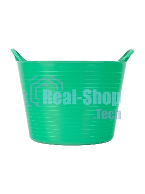 Ведро Сибртех гибкое сверхпрочное, 28 л, зеленое