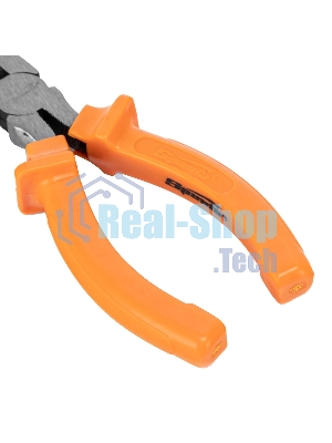 Длинногубцы Sparta Classic, 160 мм, прямые шлифованные, пластмассовые рукоятки