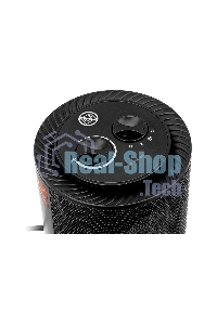 Тепловентилятор керамический Denzel DTFC-1200S, черный, 600/1200 Вт, 12 м2, 3 режима, термостат