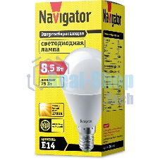 Лампа светодиодная Navigator NLL-G45-8.5-230-2.7К-E14